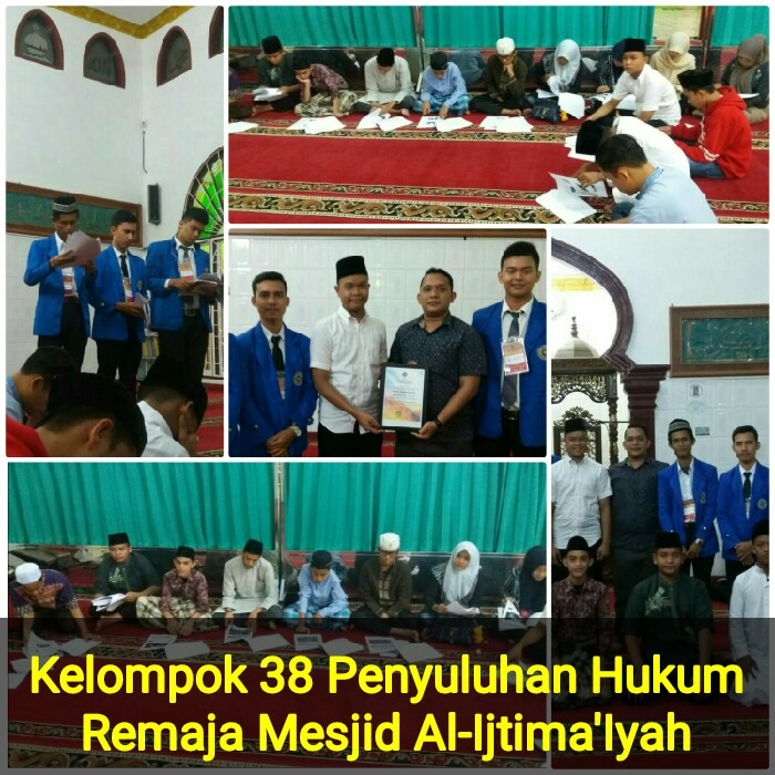 Fakultas Hukum UMSU Penyuluhan Hukum Mesjid Al-Ijtima’Iyah Jl. Letda Sujono