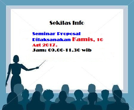Sekilas Info Seminar Proposal