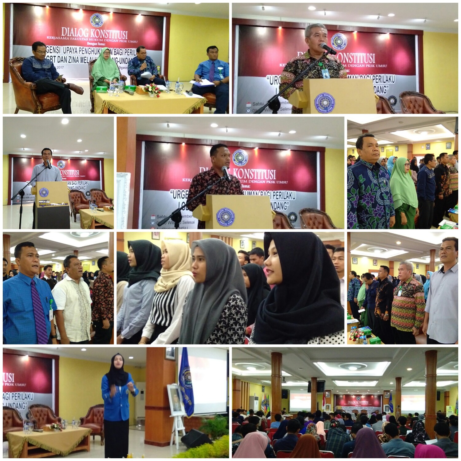 Dialog Konstitusi Kerjasama Fakultas Hukum UMSU dengan PKSK UMSU