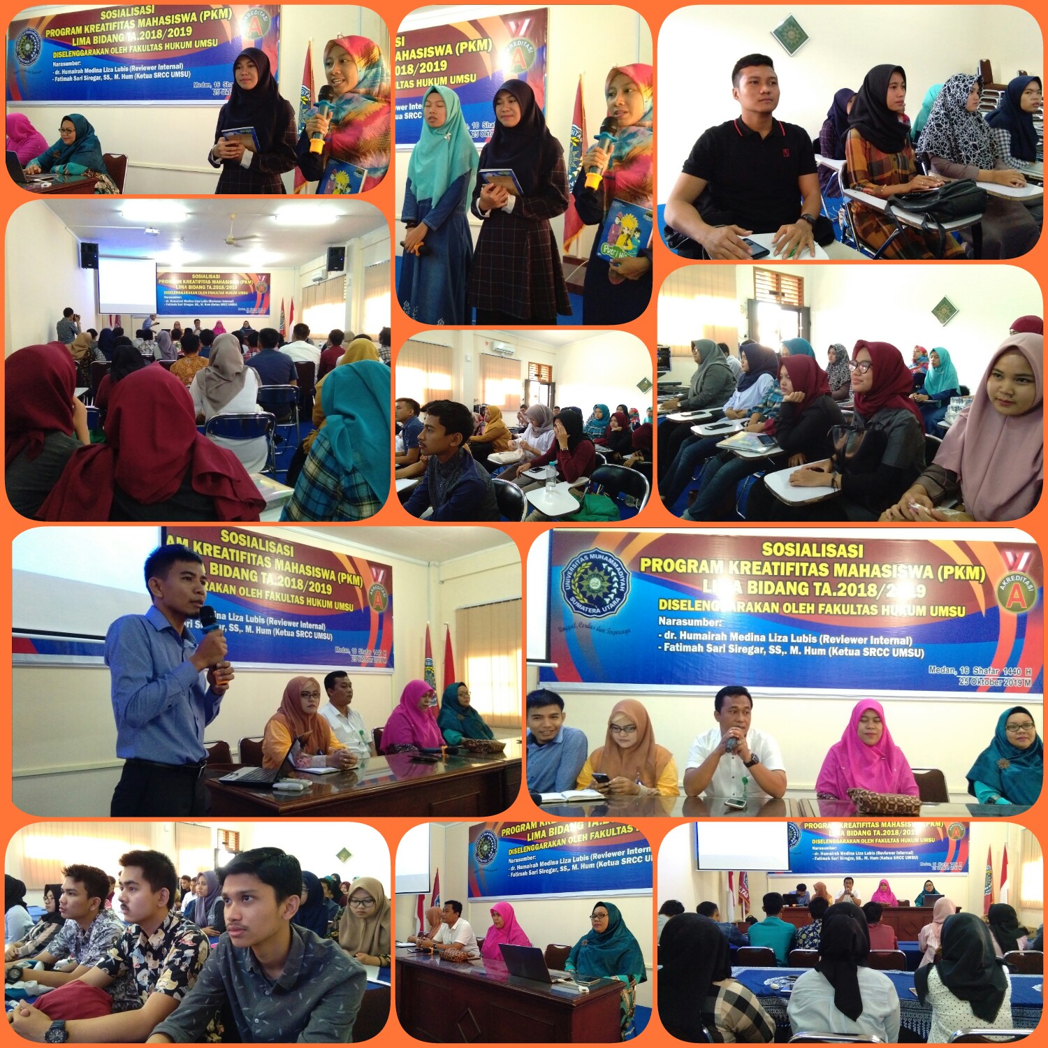SOSIALISASI PROGRAM KREATIFITAS MAHASISWA (PKM) LIMA BIDANG T.A 2018/2019