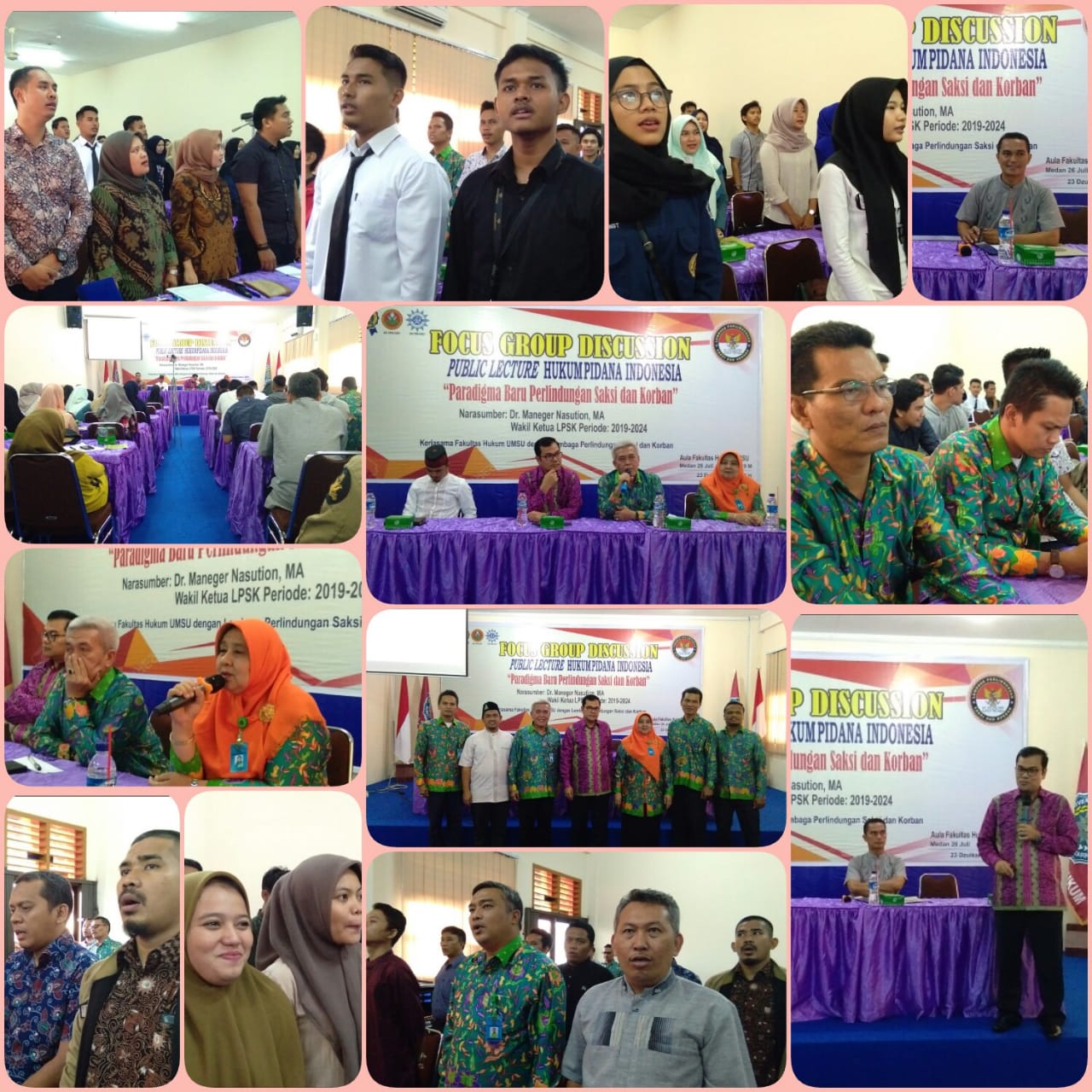 FOCUS GROUP DISCUSSION PUBLIC LECTURE HUKUM PIDANA INDONESIA “Paradigma Baru Perlindungan Saksi dan Korban”