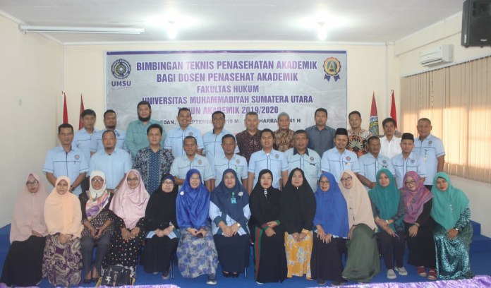 Bimbingan Teknis Penasehatan Akademik bagi Penasehat Akademik Fakultas Hukum Tahun Akademik 2019/2020.