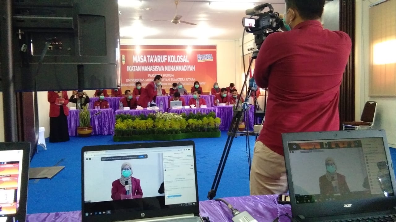 MASA TA’ARUF IKATAN MAHASISWA MUHAMMADIYAH (IMM) FAKULTAS HUKUM T.A 2020/2021 VIA ZOOM MEETING