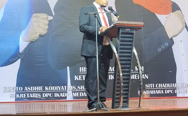 Dosen Fahum Universitas Muhammadiyah Sumatera Utara dilantik menjadi Sekretaris DPC Ikadin Medan