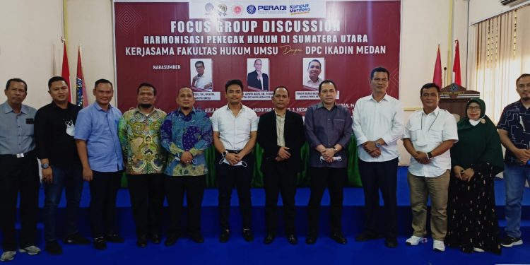 Fakultas Hukum UMSU dan DPC IKADIN Medan Gelar FGD “Harmonisasi Penegakan Hukum di Sumut”