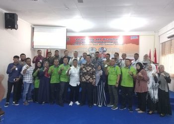 Dekan Fakultas Hukum UMSU  (Dr. Faisal, SH, M. Hum), membuka kegiatan Training Of Trainer Dosen Pendamping Klinis Hukum & Peradilan Semu.