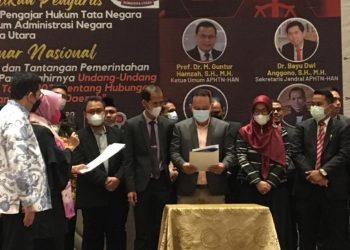 Dosen Fakultas Hukum UMSU Dikukuhkan Sebagai Ketua APHTN-HAN 2021-2025
