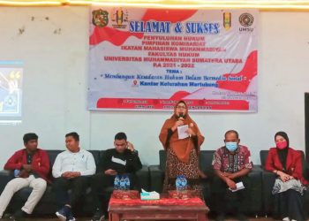 Wakil Dekan III FAHUM UMSU Buka Kegiatan Penyuluhan Hukum PK IMM FAHUM UMSU
