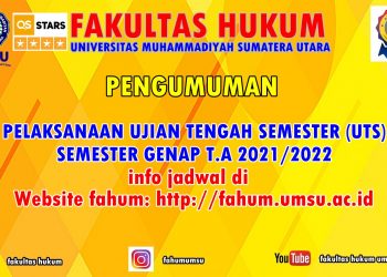 Pelaksanaan Ujian Tengah Semester (UTS) Semester Genap T.A 2021/2022