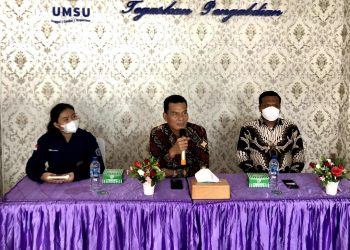 Dekan Fakultas Hukum UMSU Membuka Kegiatan Nagji Konstitusi Dengan Tema “Sosialisasi Ngaji Konstitusi Menuju CMCC”.