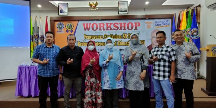 Kepala Bagian Fahum UMSU Mengikuti Workshop Penyusunan Kurikulum SN-DIKTI Berbasis Outcome Based Education (OBE)