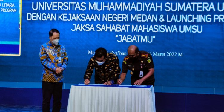 Kerjasama Fahum UMSU Dengan Kejaksaan Negeri Medan Diharapkan Melahirkan Pemikiran Baru Dalam Pencegahan Terjadinya Tindak Pidana
