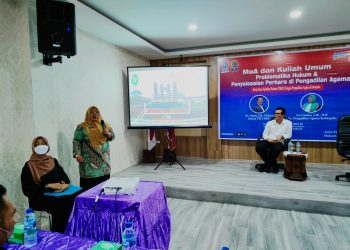 Ketua Pengadilan Agama Kabanjahe, Sri Armaini, S.H.i. M.H Menjadi Narasumber di Kuliah Umum Fakultas Hukum UMSU
