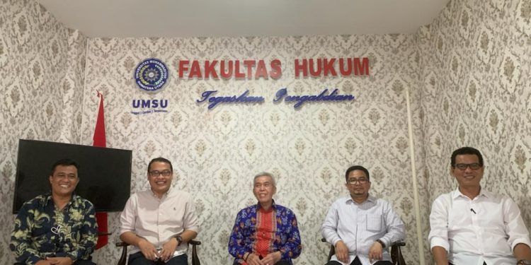 Pimpinan Universitas Mengunjungi Fakultas Hukum UMSU Dalam Rangka Persiapan Ramadhan
