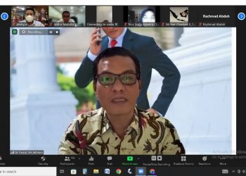 Dekan FH UMSU Membuka Webinar Dialog Konstitusi Bersama Kordinator Tenaga Ahli Komisi III DPR RI
