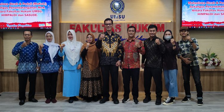 Fakultas Hukum UMSU Kerjasama dengan Himpunan Pendidik dan Tenaga Kependidikan Anak Usia Dini Indonesia wilayah Sumatera Utara dan Sanggar Anak Sungai Deli Sebagai Wujud Tegaskan Pengabdian