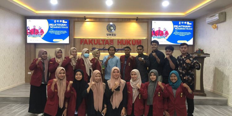PK IMM Fakultas Hukum UMSU melaksanakan kegiatan Pelatihan Administrasi