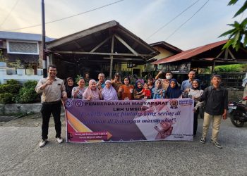 Lembaga Bantuan Hukum Universitas Muhammadiyah Sumatera Utara (LBH-UMSU) melaksanakan kegiatan Pemberdayaan Masyarakat