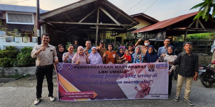 Lembaga Bantuan Hukum Universitas Muhammadiyah Sumatera Utara (LBH-UMSU) melaksanakan kegiatan Pemberdayaan Masyarakat