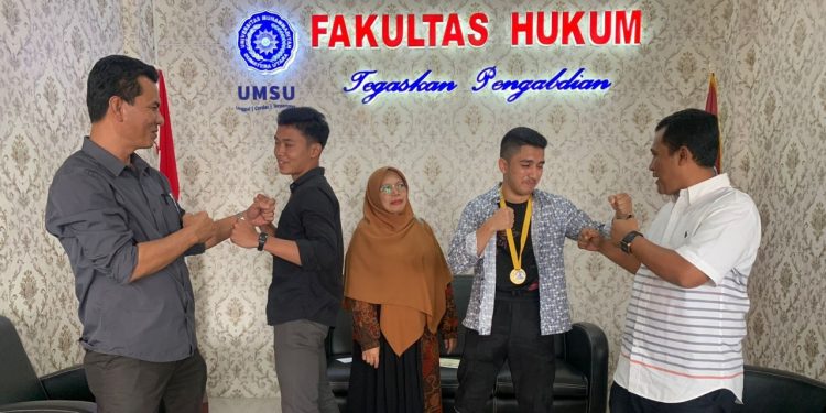 Dua Mahasiswa Fakultas Hukum UMSU Juara Wushu Piala Walikota Medan 2022