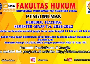 REMEDIAL TEACHING SEMESTER GENAP T.A. 2O21/2O22
