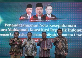 UMSU Laksanakan Kuliah Umum dan Perpanjang Kerjasama Dengan Mahkamah Konstitisi