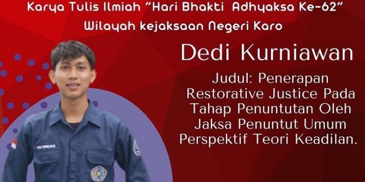 Mahasiswa Fakultas Hukum UMSU Juara 1 Lomba Karya Tulis Ilmiah Dengan Tema “Restorative Justice dan Rehabilitas Narkotika”