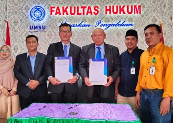 Perkuat Kerjasama Antar Fakultas di UMSU, Fakultas Hukum Dan Fakultas Ilmu Komputer & Teknologi Informasi Jalin Kerjasama