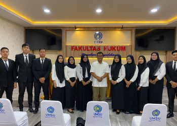 Dr. Zainuddin, SH., M.H membuka langsung Sidang Meja Hijau Fakultas Hukum UMSU