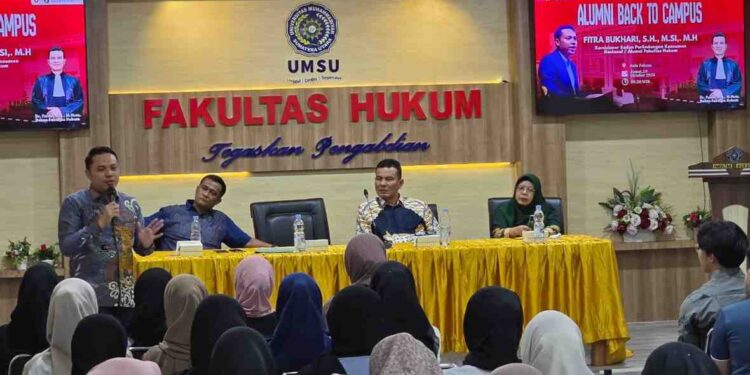 Alumni Back To Campus Fahum UMSU Hadirkan Ketua Advokasi BPKN RI