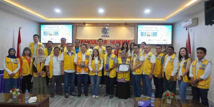 Fakultas Hukum dan IKADH UMSU Bersama Lions Club Bersinergi Gelar Seminar Mental Health & Well-Being